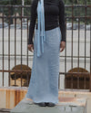BASERANGE Linen Skirt Portugal BAS-SKDY-SL-SP25-TRUSS BLUE SKDY-SL-000